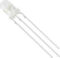 HuiYuan 5019R1G3C DSC Bedrade LED Rood, Groen Rond 5 mm 2200 mcd, 2650 mcd 35 ° 20 mA