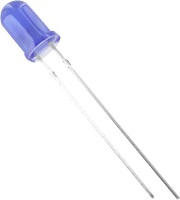 HuiYuan 5034B2D EHD A Bedrade LED Blauw Rond 5 mm 500 mcd 50 ° 20 mA