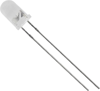 HuiYuan 5034R1C CSE E Bedrade LED Rood Rond 5 mm 9500 mcd 20 °, 25 ° 20 mA