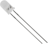 HuiYuan 5034G3C BUA B Bedrade LED Groen Rond 5 mm 18000 mcd 15 ° 20 mA 3.2 V