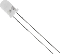 HuiYuan 5034W2C CUA C Bedrade LED Wit Rond 5 mm 12500 mcd 20 °, 25 ° 20 mA