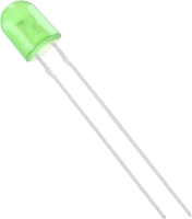 HuiYuan 5234G3D JSA B Bedrade LED Groen Ovaal 5 mm 1750 mcd 110 °, 50 ° 20 mA