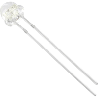 HuiYuan 5434Y1C LSA E Bedrade LED Geel Belvorm 5 mm 1500 mcd 100 ° 20 mA