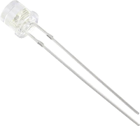HuiYuan 5634R1C KSA E Bedrade LED Rood Cilindrisch 5 mm 1600 mcd 90 ° 20 mA