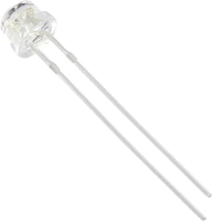 HuiYuan 6834Y1C LSA E Bedrade LED Geel Rechthoekig 5 mm 1250 mcd 120 ° 20 mA