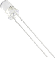 HuiYuan 7206Y1C CSC C Bedrade LED Geel Rond 5 mm 3500 mcd 20 mA