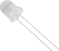 HuiYuan 8034B2C CSD C Bedrade LED Blauw Rond 8 mm 6300 mcd 25 ° 20 mA