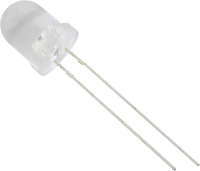 HuiYuan 8034R1C CSE E Bedrade LED Rood Rond 8 mm 8500 mcd 25 ° 20 mA