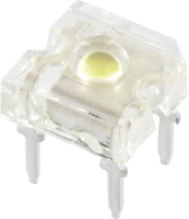 HuiYuan 9355Y1C HSA C Bedrade LED Geel Rond 3 mm 1250 mcd 120 ° 20 mA
