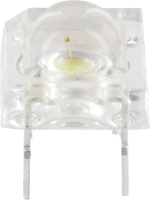 HuiYuan 9555R1C HSA C Bedrade LED Rood Rond 3 mm 1450 mcd 100 ° 20 mA