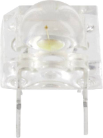 HuiYuan 9555W2C HSB B Bedrade LED Wit Rond 3 mm 2500 mcd 100 ° 20 mA