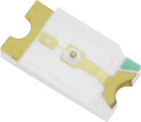 HuiYuan SMD LED 1206 Groen 40 mcd 120 ° 20 mA 2.4 V