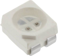 HuiYuan SMD LED meerkleurig 3528 Rood, Groen 130 mcd, 235 mcd 120 ° 20 mA 2.4 V Tape cut