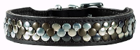 Hunter Halsband Voor Hond Arizona Bruin Nappaleer Bruin Onderlegd 38 43,5x47x3 Cm