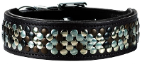 Hunter Halsband Voor Hond Arizona Zwart Nappaleer Zwart Onderlegd 47 54x60x3,9 Cm