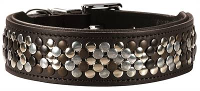 Hunter Halsband Voor Hond Arizona Zwart Nappaleer Zwart Onderlegd #95;_51 58,5x65x3,9 Cm