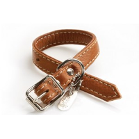 Hurtta Bruine Leren Puppyhalsband Voor De Hond 25 Cm