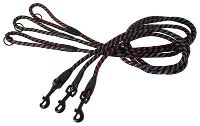 Hurtta Mountain Rope Large Hondenriem Zwart/groen