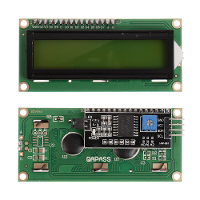 HW 060B 1602 LCD 5V Geel groen Scherm IIC I2C Interface Module 1602 LCD Display Adapter Board