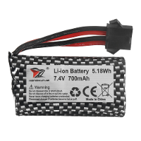 HXJRC HJ811 HJ812 RC Bootonderdelen 7.4V 700mAh 5.18Wh Li ion Batterij SM Plug Voertuigmodellen Reserveonderdelen B001