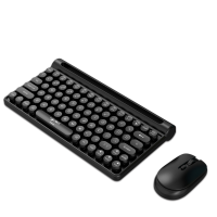 HXSJ MK220 Draadloos toetsenbord en muisset 78 toetsen Filmtoetsenbord 1600 dpi Oplaadbaar Mute voor thuisgames