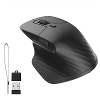 HXSJ T16 Dual Mode Mini Muis 800 4800DPI verstelbaar 2.4G draadloos en bluetooth Stille Muizen voor tablet laptop comput