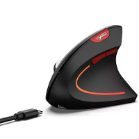T22 bluetooth 5.1 Draadloze Verticale Muis Dubbele Modus Ergonomie 2.4G Draadloos RGB Verlichting Stille Klik 800 2400DP