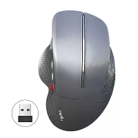 HXSJ T32 2.4G Draadloze Verticale Gaming Muis 1200 4800 DPI Aluminium Zijloper 6 Toetsen Ergonomisch Ontwerp Anti Muis H