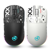 HXSJ T90 Drie Modi Draadloze Bluetooth Gaming Muis RGB 3600DPI 650mAh Oplaadbare E Sports Gamer Muis Ondersteunt Macro P
