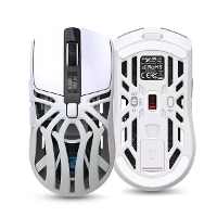 Tripe Mode Draadloze Gaming Muis met Digitale Scherm 1200 10000DPI RGB 1KHz polling Frequentie Type C Oplaadbaar Ergonom