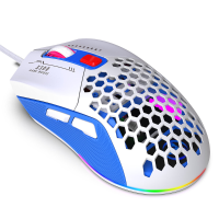 HXSJ X300 Bedrade eSports Muis RGB 1200/1600/2400/3200/4800/7200DPI 6 toets Macro Programmering Gamer Muizen voor PC Lap