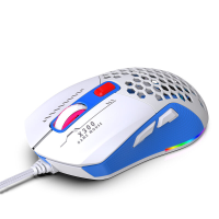 HXSJ X300 Bedrade Gaming Muis RGB 1200 7200DPI 6 Toets Macro Programmering Ergonomie USB Optische Gamer Muizen voor PC L