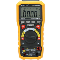Hyelec Ms8236 Auto Range Digital Multimeter With Ac/dc Amp Volt Resistance Capacitance Frequency Temperature Test And Usb Data Logger