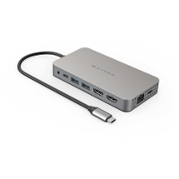 Hyper Drive Dual 4K HDMI 10 in 1 USB C Hub dockingstation