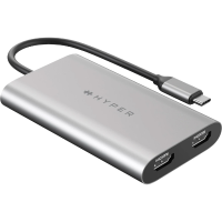 Hyper Drive Dual 4K HDMI Adapter adapter