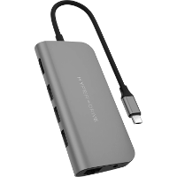 Hyper Drive POWER 9 in 1 USB C Hub dockingstation