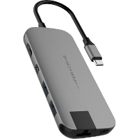 Hyper Drive SLIM 8 in 1 USB C Hub dockingstation