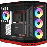 HYTE Y50 RGB Black Cherry midi tower behuizing