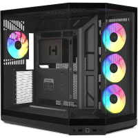 HYTE Y50 RGB Pitch Black midi tower behuizing