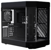HYTE Y60 Tempered Glass Midi tower PC behuizing Zwart