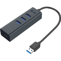 I tec 3 Port USB 3.0 Metal + Gigabit LAN usb hub