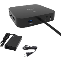 I tec USB C HDMI DP Docking Station with Power Delivery 65W + Universal Charger 77 W dockingstation