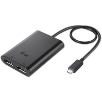 I tec USB C naar Dual DisplayPort 4K