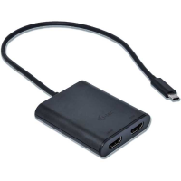 I tec USB C 3.2 Gen 2 naar 2x HDMI adapter