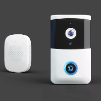 I5 WiFi Video Deurbel 480P Camera 65° Beeld Twee Way Audio Nachtzicht Beweging Alerts Eenvoudige Installatie Lange Batte