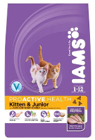 Iams Cat Kitten/junior Kip Kattenvoer #95;_850gr