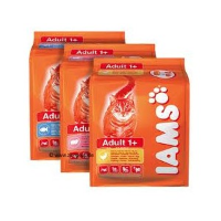 Iams Combi Pack Vis/Lam/Kip kattenvoer 3 x 3 kg