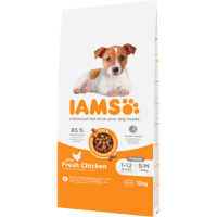 Iams Puppy Small & Medium met kip hondenvoer 12 kg