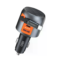 IBD IBD 358 1U2C 75W Multi Port Auto oplader met oprolbare kabel Snelladen voor iPhone Telefoon Laptop
