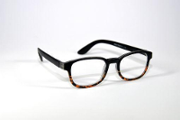 Melleson Leesbril +3.00 Zwart Demi